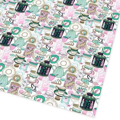 Tea Time Flat Gift Wrap (674)