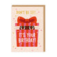Don't Be Shy Greeting Card