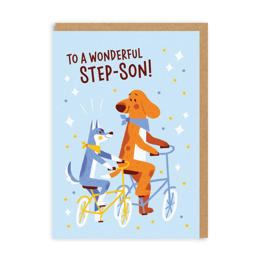 Wonderful Step-Son Greeting Card