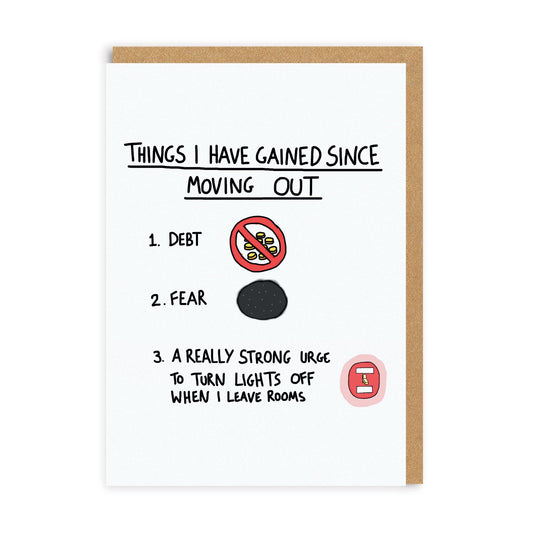 Moving Out Greeting Card