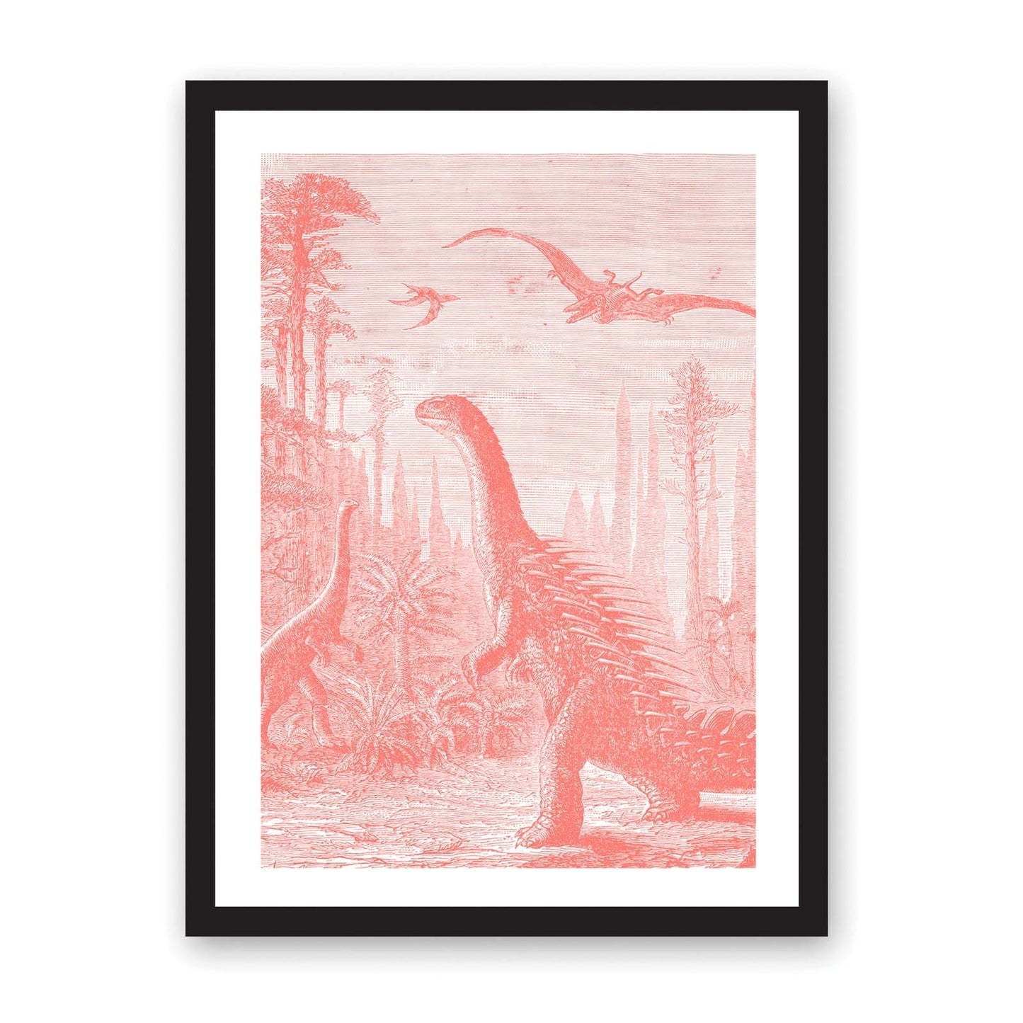 A4 Dinosaurs Riso Print