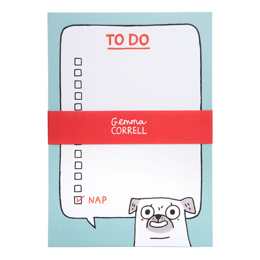 Pug To Do A5 Notepad