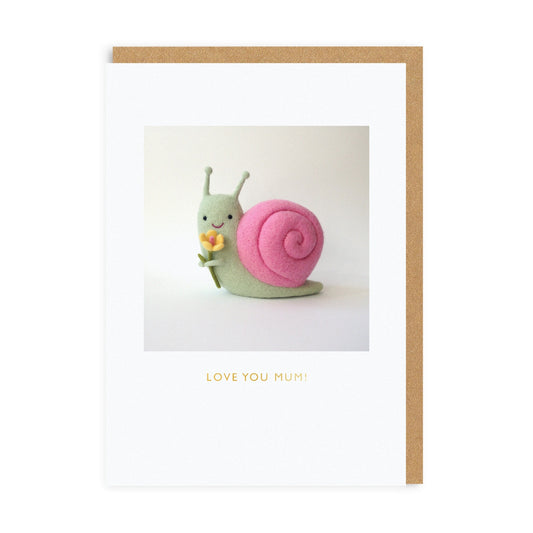 Mother's Day Snail Greeting Card