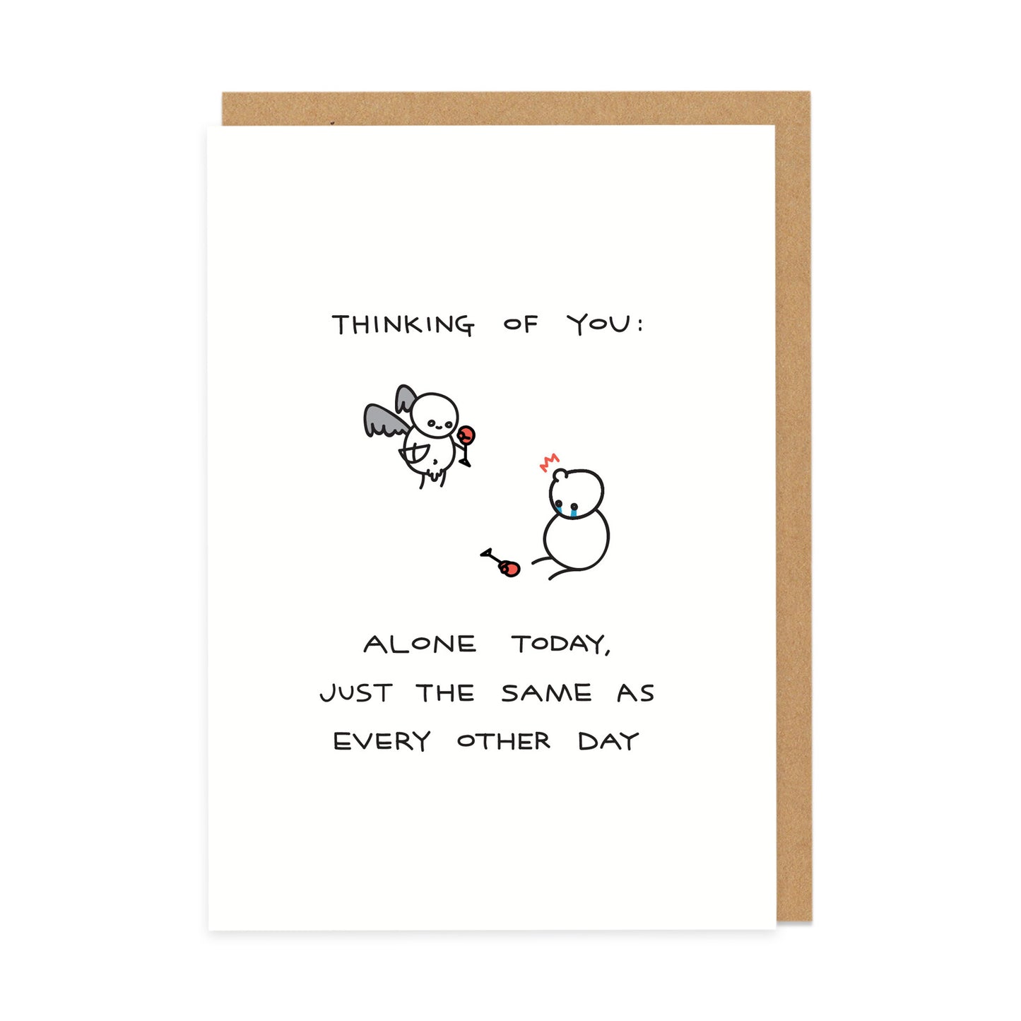 Alone Today Greeting Card
