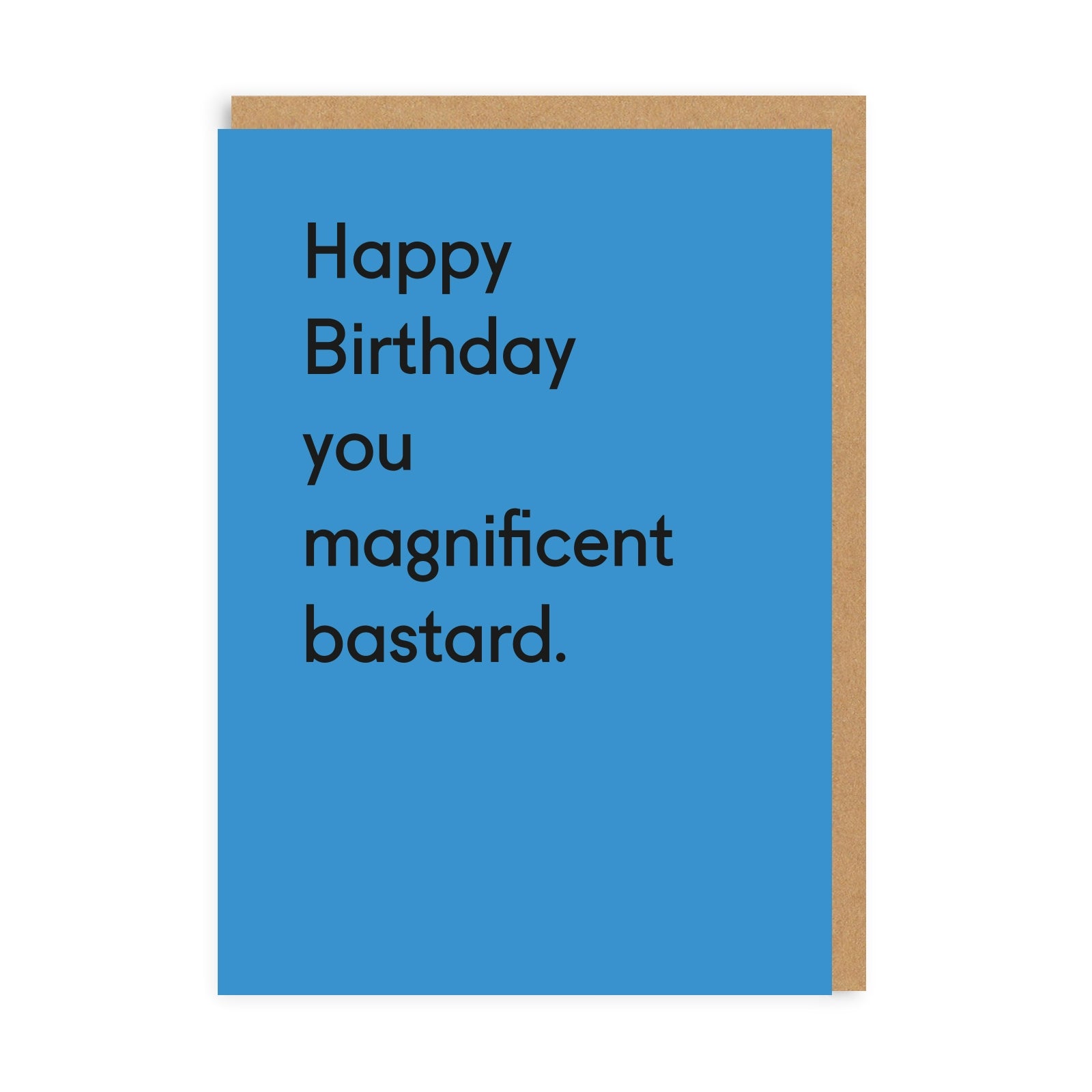 You Magnificent Bastard Birthday Card