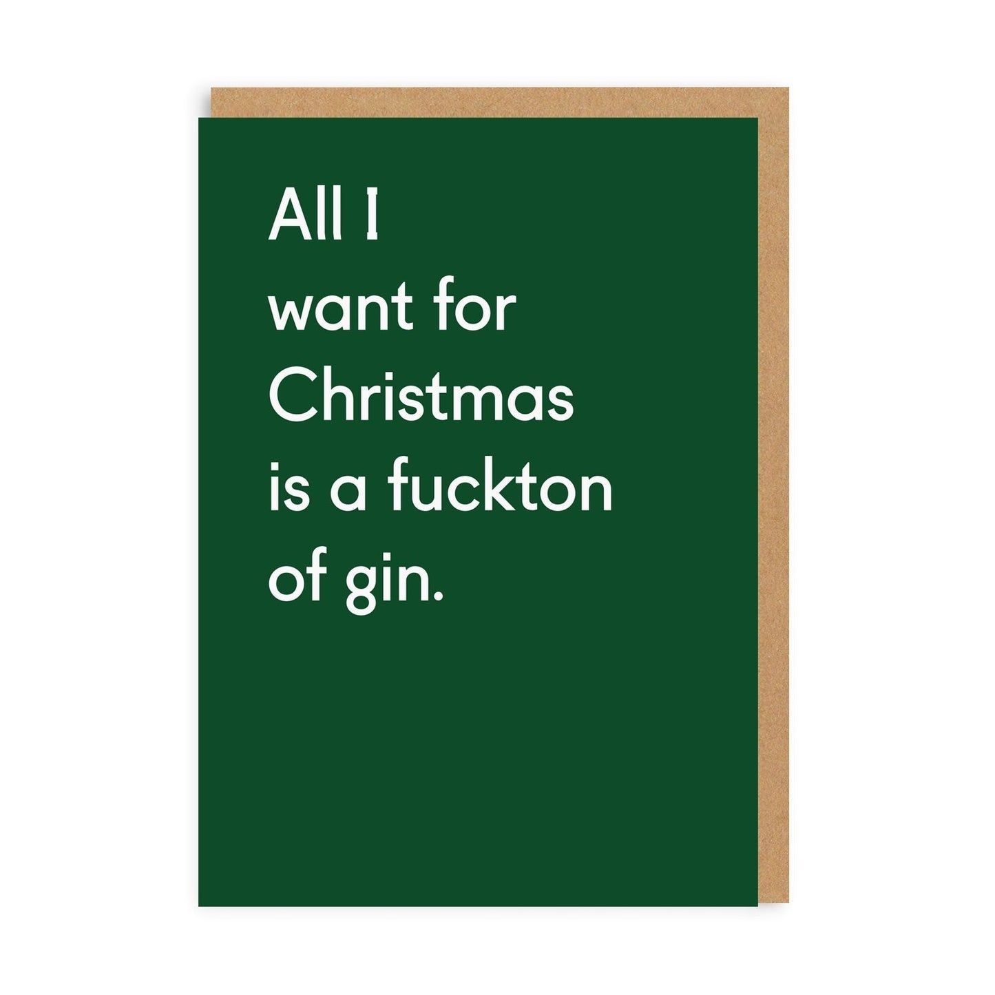 F*ckton Of Gin Christmas Card